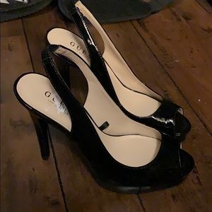 Guess peep toe pumps, used once!